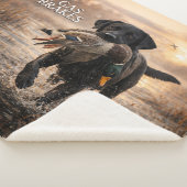 All Gas No Brakes Black Lab Sherpa Deken (3/4)