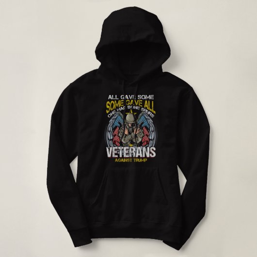 All Gave Some One Bone Spurs Veterans Against Hoodie (Design voorkant)