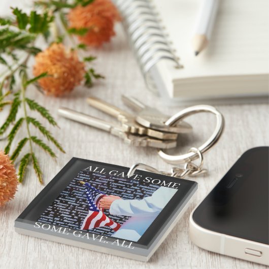 ALL GAVE SOME SOME GAVE ALL SLEUTELHANGER (Voorkant Rechts)