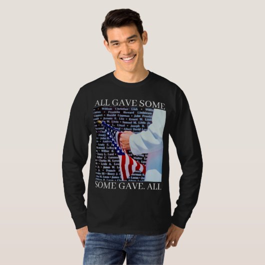 ALL GAVE SOME SOME GAVE ALL T-SHIRT (Voorkant volledig)
