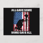 All Gave Some , Some Gave All - USA Army Briefkaart (Voorkant)