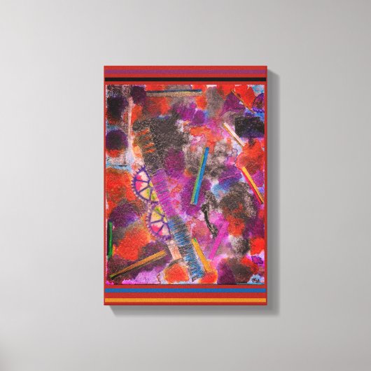 All Geared Up Stretched Canvas Print (Voorkant)