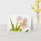All-Gelegenheid Witte Tulpen Kaart (Gele Bloem)