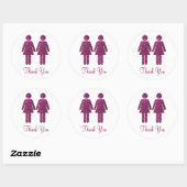 All Girls Glitter Ronde Sticker (Vel)