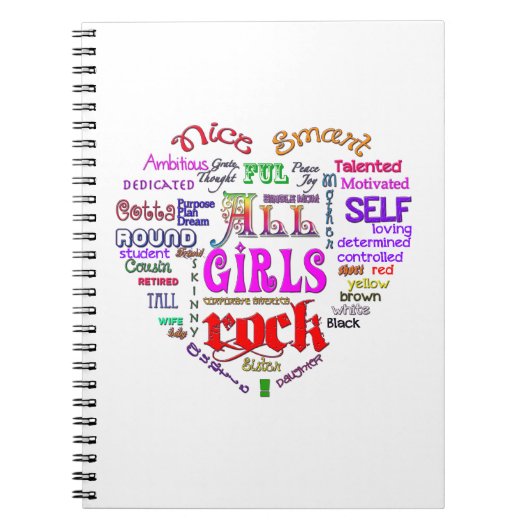 All Girls Rock Notitieboek (Voorkant)