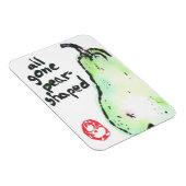 "all gone pear-shaped" Premium Flexi Magnet Magneet (Rechterzijde)