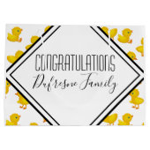 "All Good Baby Baby" Persoonlijke Baby Groot Cadeauzakje (Achterkant)