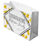 "All Good Baby Baby" Persoonlijke Baby Groot Cadeauzakje (Achterkant Gekanteld)