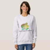 All Good Things Are Wild & Free Tiger Slogan Trui (Voorkant volledig)