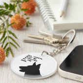 All Guests Must Be Approved by the Dog Sleutelhanger (Voorkant Rechts)