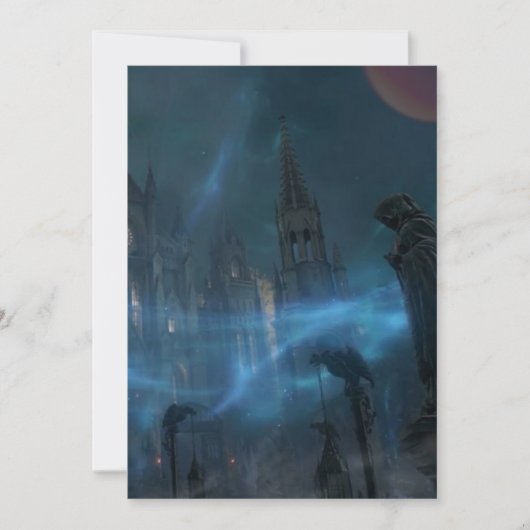 All Hallows Eve bruiloft Kaart (Voorkant)