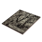 All Hallow's Eve Crow Tegeltje (Zijkant)