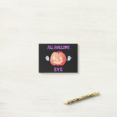 All Hallows Eve Halloween Pompoen en spoken Post-it® Notes (Op bureau)