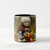 All Hallows Tea Tijd Tweekleurige Koffiemok (Center)