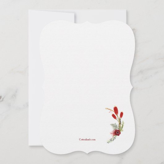 All Heart Bruids Douche Uitnodiging (Achterkant)