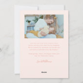 All Heart Peach Multi Photo Valentines Day Feestdagenkaart (Achterkant)