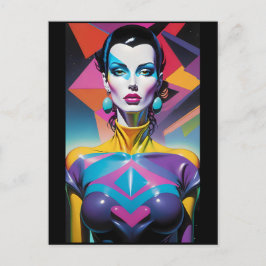 All Heart Plus Latex Briefkaart