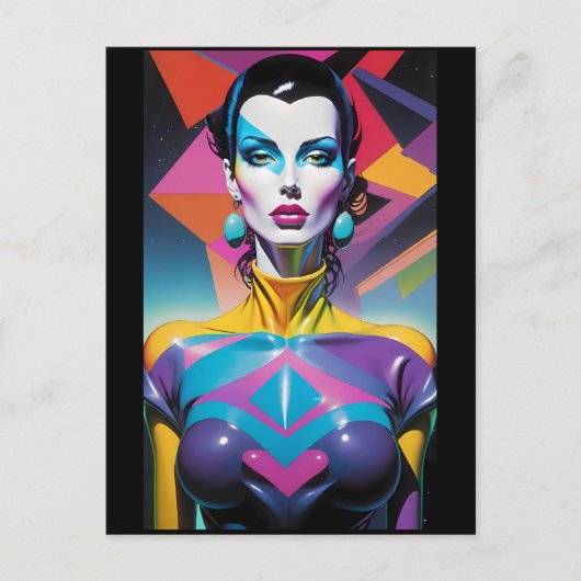 All Heart Plus Latex Briefkaart (Voorkant)