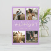 All Heart Wisteria Photo Valentines Day  Feestdagenkaart (Staand voorkant)