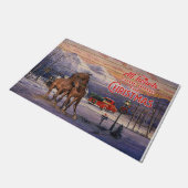 All Hearts Come Home For Christmas Deurmat (Schuin)