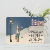 All Hearts Come Home For Christmas Feestdagenkaart (Staand voorkant)