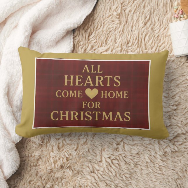 All Hearts Come Home for Christmas | Inclusion Kussen (Deken)
