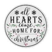 All Hearts Come Home For Christmas Snijplank (Voorkant)