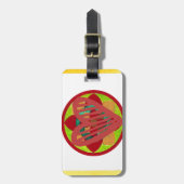 All Hearts Go Home voor Valentijn Art Print Bagagelabel (Voorkant verticaal)