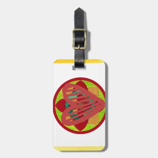 All Hearts Go Home voor Valentijn Art Print Bagagelabel (Voorkant verticaal)