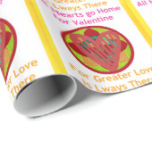 All Hearts Go Home voor Valentijn Art Print Cadeaupapier (Rol Hoek)