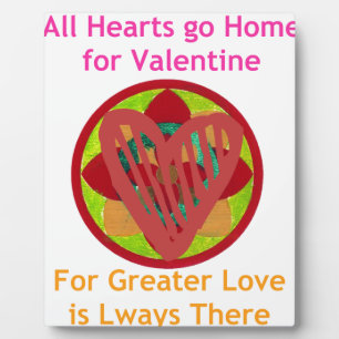 All Hearts Go Home voor Valentijn Art Print Fotoplaat