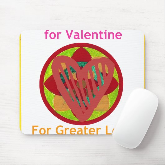 All Hearts Go Home voor Valentijn Art Print Muismat (Met muis)