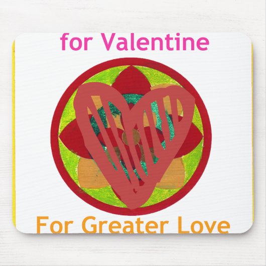 All Hearts Go Home voor Valentijn Art Print Muismat (Voorkant)