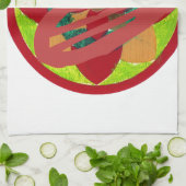 All Hearts Go Home voor Valentijn Art Print Theedoek (Gevouwen)