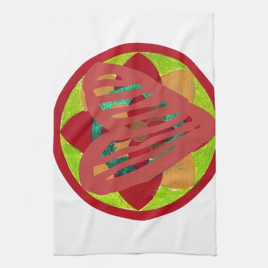 All Hearts Go Home voor Valentijn Art Print Theedoek (Verticaal)