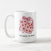 All Hearts No Rules Roze Speelkaarten Mok (Links)
