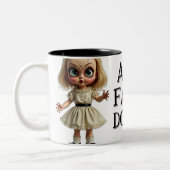 ALL HERFST DOWN White Funny Sayings Horror Tweekleurige Koffiemok (Links)