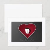 All I Need is Christ Love & Coffee Postcard by JHT Briefkaart (Voorkant / Achterkant)