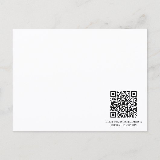 All I Need is Christ Love & Coffee Postcard by JHT Briefkaart (Achterkant)