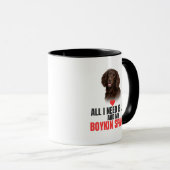 All I Need Is Love and My Boykin Spaniel Coffee Mok (Voorkant rechts)