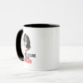 All I Need Is Love and My Cavalier Coffee Mug Mok (Voorkant links)