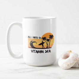 All I need is vitamin SEA T-shirt. Coffee Mug Koffiemok