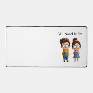 All I need Is You Schattig Cartoonesk Jongen & M Bureaumat