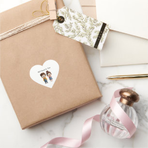 All I need Is You Schattig Cartoonesk Jongen & M Hart Sticker