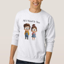 All I need Is You | Schattige Cartoon Jongen & Mei