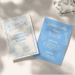 All I Sea is Love Bachelorette Kaart