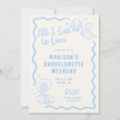 All I Sea is Love Bachelorette Kaart (Voorkant)