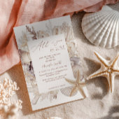 All I Sea Is Love Coastal Bridal Shower Kaart