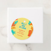 All I Sea Is Love Kust Boho Bruids Custom Bedankjes Labels (In situ)