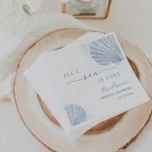 All I Sea Is Love Kust Bruiloft Borrel Servetten